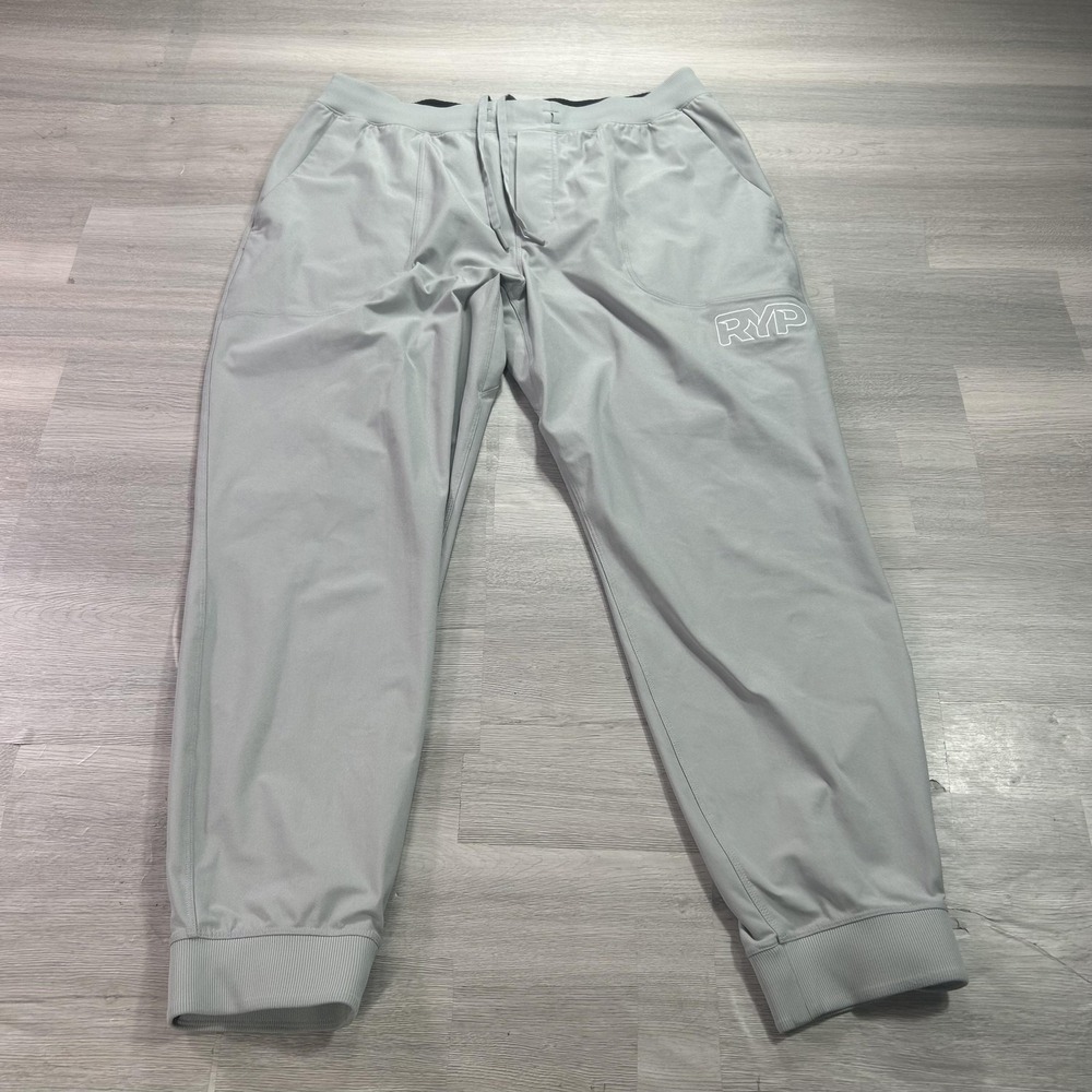 Lululemon Pants Mens XL Gray Woven Jogger Elastic Waist RYP Athletic LM5AMZS